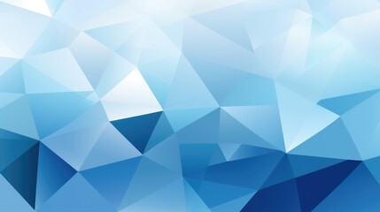 Fototapeta premium Abstract geometric pattern in shades of blue, suitable for backgrounds or design projects.