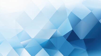 Abstract blue geometric pattern with varying shades and transparency.