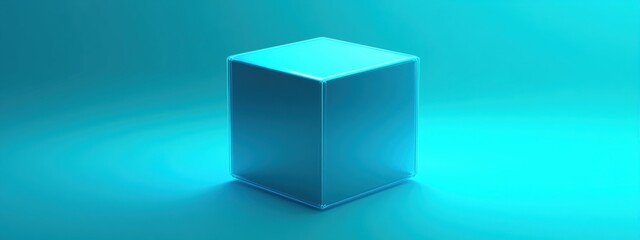 Futuristic Cyan Communication Shapes, sleek design, bright gradients, modern aesthetics, ideal for tech and digital interfaces.