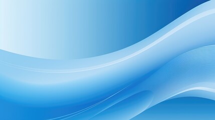 Obraz premium Abstract blue wave background with gradients for design purposes.