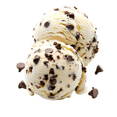 Creamy Chocolate Chip Ice Cream Scoops