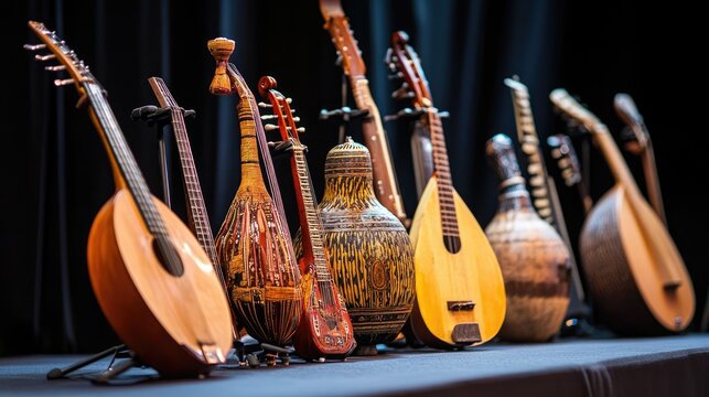A Collection of Exquisite Stringed Instruments from Around the World