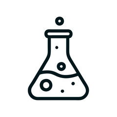 science lab bottle icon design