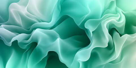 Fototapeta premium Abstract Teal and Aqua Swirling Fluid Background Texture