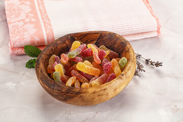 Sweet and sour marmalade worms