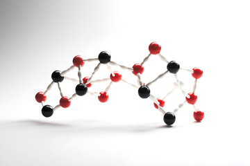 Abstract DNA molecule Science model background.