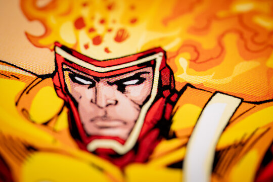 Ronnie Raymond superhero from a comic book. Toronto, Canada - January 23, 2025.
