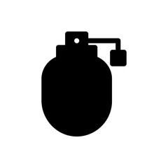 Perfume bottle icon, symbolizing elegance, fragrance, and personal care.