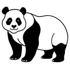 panda bear vector