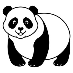 panda bear vector