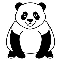 panda bear vector