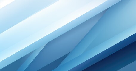 Fototapeta premium Abstract blue gradient background with layered geometric shapes.