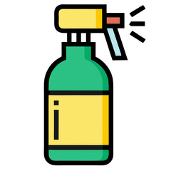 spray bottle icon design