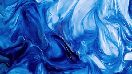 Fototapeta premium Abstract Blue Swirls