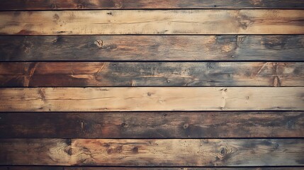 Naklejka premium Rustic wood grain texture with natural patterns, warm brown and beige tones, distressed and weathere...