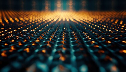 Obraz premium High-detail close-up showcasing the intricate texture of solar panel cells, a powerful visual representation of renewable energy innovation and sustainable technology This image emphasizes the