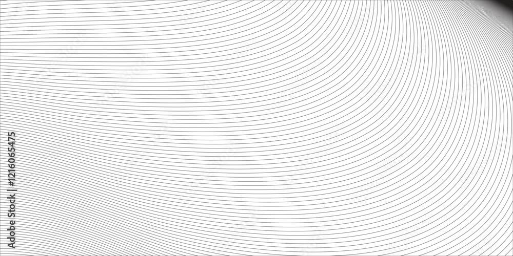 Poster technology abstract lines on white background. abstract white blend digital technology flowing wave 