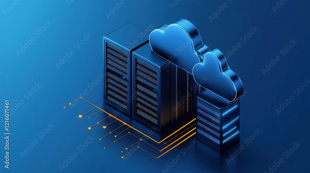 Poster emerging technology trend in cloud computing data centers digital environment innovative viewpoint