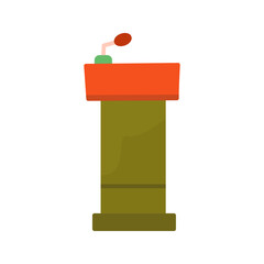 Podium Vector Icon