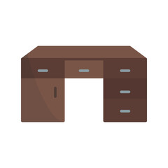 Table with Drawers Vector Icon