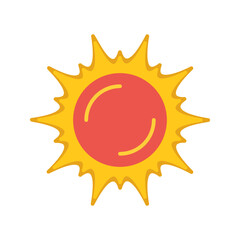 Sun Vector Icon