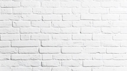 Fototapeta premium White brick wall texture background. (1)