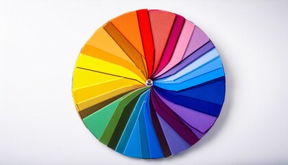 Obraz premium Vibrant color wheel showcasing a spectrum of hues.