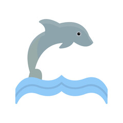 Dolphin Vector Icon