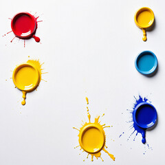 Paint, pigment, coating, explosion, splash, pattern, shape, cool, personality, poster, decoration