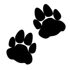 cat paw print © Tricreative Project