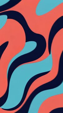 A colorful background with blue and red waves and stars. The stars are scattered throughout the background