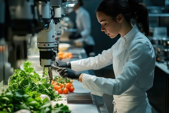 AI-driven system optimizing advanced cooking techniques for innovative dishes