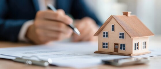 Home loan application process office educational content professional environment close-up view understanding loan options