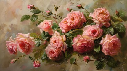 pink rose bouquet idea