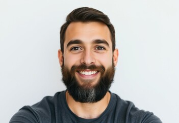 Fototapeta premium Portrait of a man with a beard