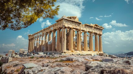 Obraz premium world culture tourism travel concept historical monuments