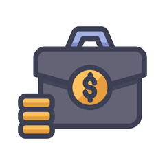 economy briefcase filled style