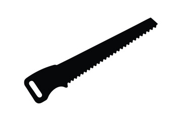 Backsaw silhouette style vector.eps