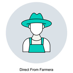 Direct From Farmera Icon, Fresh from the Source The Value of Direct-from-Farmer Produce, Connecting Communities Supporting Farmers Through Direct Sourcing