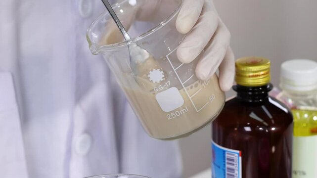 Elephant Toothpaste Chemical Reaction Experiment