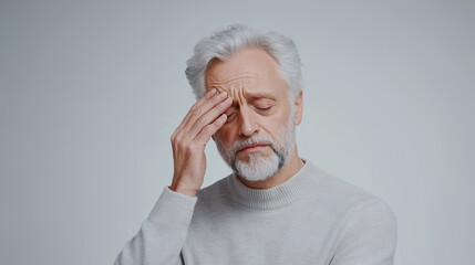 Old white males have headaches