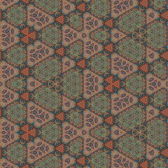 Textile Pattern for background design. Arabesque ethnic texture. Fabric stripe ornament embroidery photo. Repeated pattern design for Moroccan textile print. Turkish fashion for floor tiles and carpet