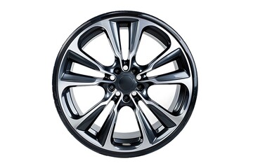 Obraz premium Wheel alloy wheels rim isolated on white background