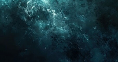 Obraz premium Abstract swirling patterns in shades of blue and black, evoking a sense of depth and fluidity.