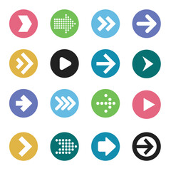 set of icons for web