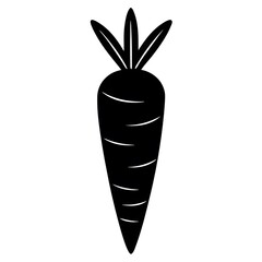 carrot isolated on white