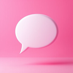 Fototapeta premium Bubble on Pink Background