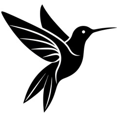 hummingbird and flower