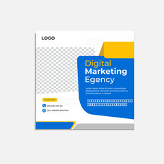social media post template for digital marketing agency
