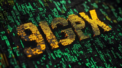 Digital representation of divinity created with vibrant colors and patterns